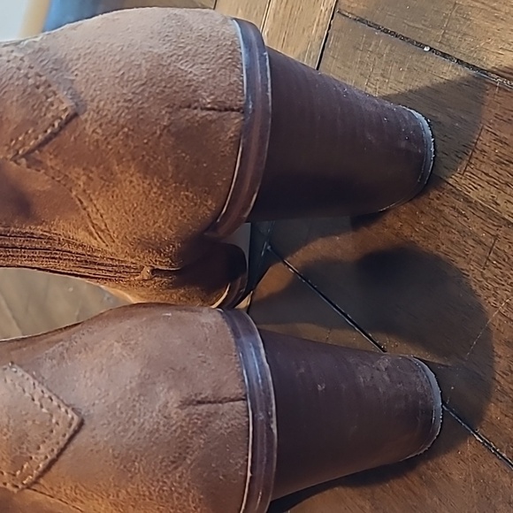 Nine West Tan Western Slip on Ankle Booties size 9M - Picture 5 of 7